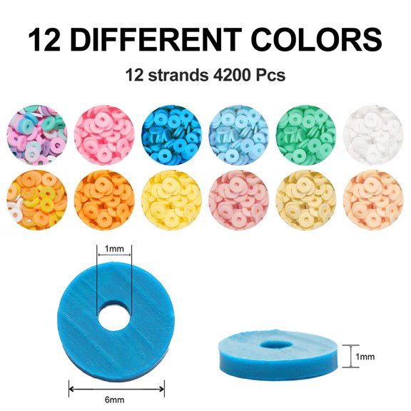 4200pcs soft pottery skewers