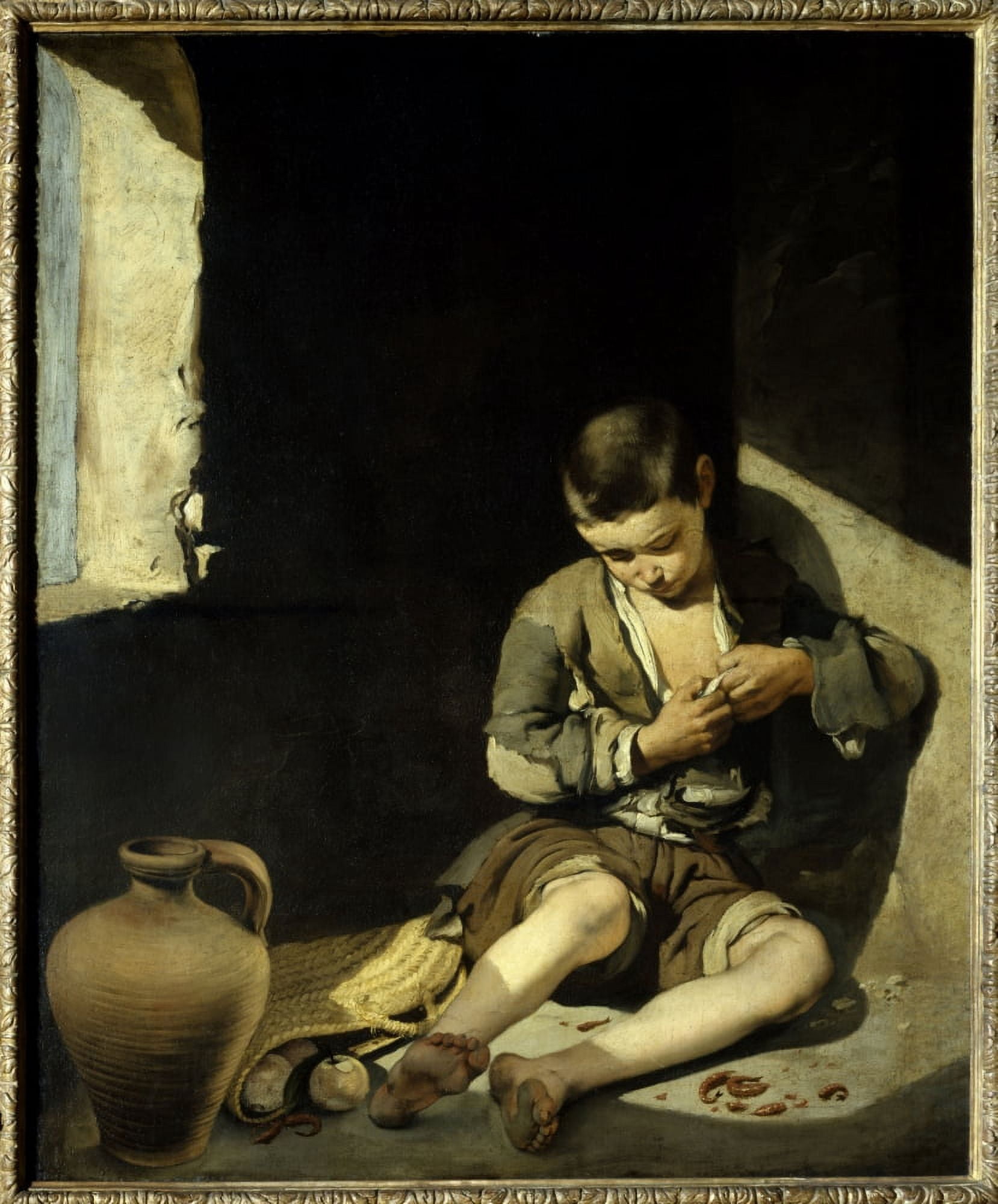 4203 Bartolome Murillo (1618-1682) Spanish School Canvas Art - (18 x 24)