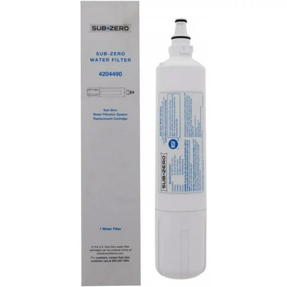 4204490 Fits Sub-Zero 4204490, 4290510, PRO48 Refrigerator Water Filter -White (1 PACK)