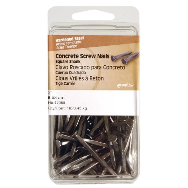 42067 1 lbs Concrete Screw Nail 1 in. - pack of 3