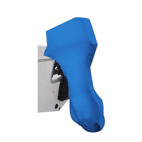 420D Boat Full Outboard Engine Cover Protection Blue For 6-225HP Motor Waterproof Sunshade Dustproof