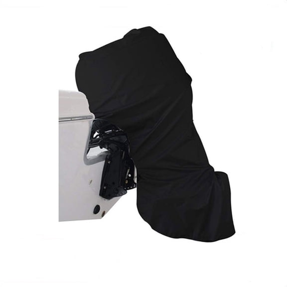 420D Boat Full Outboard Engine Cover Protection Waterproof Sunshade Dust-proof For 6-225HP Motor