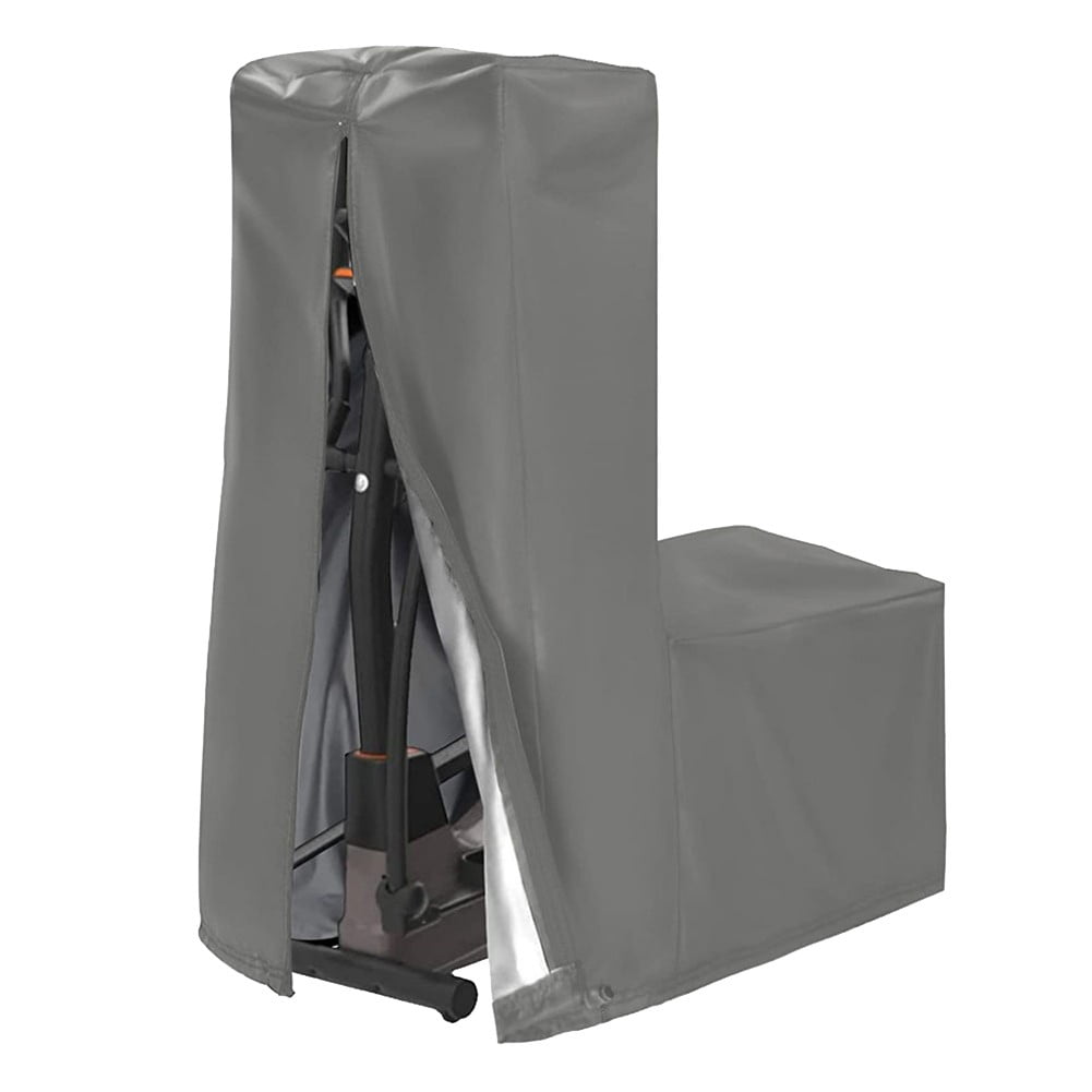Elliptical Machine Dustproof Cover 420D Oxford Cloth Foldable Elliptical Trainer Protective Cover Dustproof And Waterproof Cover Black 181 74 165cm