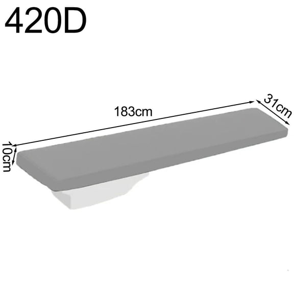 420D Oxford Cloth Pool Diving Board Cover Dustproof, Weather Resistant,Sunscreen