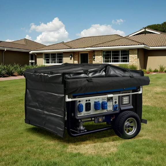 420D Polyester Generator Cover - Water & UV Resistant, Fits 3500-12000W Generators