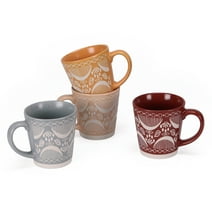 14.2 oz Coffee Mug Set of 4, Ceramic Coffee Cups for Tea, Cocoa,Latte,Milk