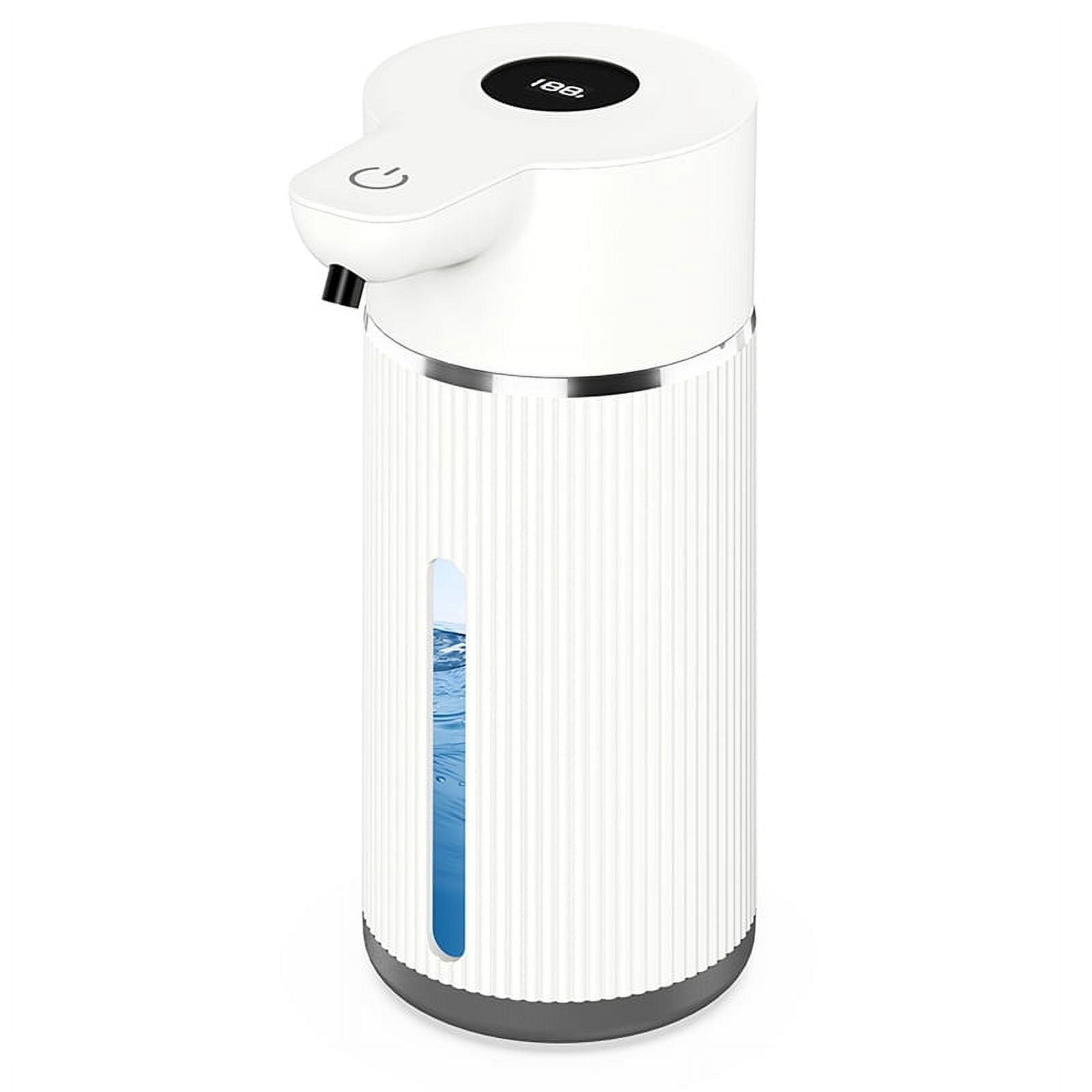 420ML Automatic Foaming Soap Dispenser 4 Gear Infrared Sensor USB Rechargeable Dispenser Wall Mounted IPX6 White