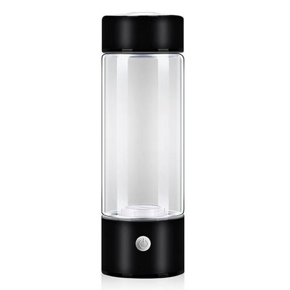 420ML Hydrogen Rich Water Bottle SPE PEM Technology Portable USB Rechargeable Hydrogen Water Generator Glass Drinking Cup Birthday Gift