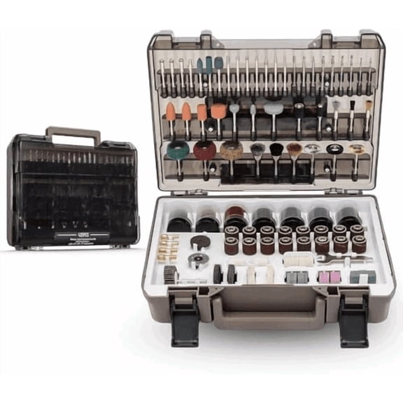 420PCS Rotary Tool Accessories Kit Universal Drill Bit Tool Set Fits Dremel Rotary Tool 1/8" Shanks for Easy Cutting, Sanding, Polishing, Carving, Grinding, Sharpening, Drilling, Engraving
