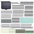 thumbnail image 1 of 420Pcs Carp Fishing Swivel Snaps Kit Rig Tubing Rubber Rigs Clip With Tackle Box, 1 of 8