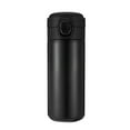 thumbnail image 1 of 420ml Black Stainless Steel Travel Mug - Spill-Proof Vacuum Insulated Coffee Tumbler with One-Button Push Lid for Hot & Cold Drinks (BPA Free), 1 of 6