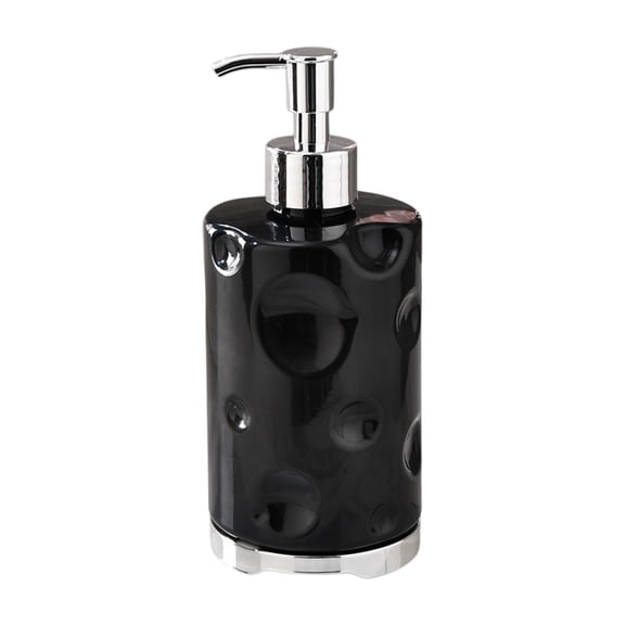 420ml Hand Soap Dispenser, Refillable Plastic Pump Bottle for Bathroom Kitchen, Modern Design Hand Wash Station Dispenser, Large Capacity Soap Container