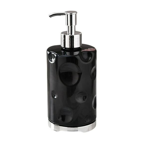 420ml Refillable Hands Sanitizer Dispenser Bottle - Plastic Soap Pump for Bathroom, Kitchen, Office - Stylish and Multi-Purpose Touchless Hand Wash Station - Available in Black, White, Clear