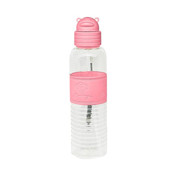 420ml Transparent Portable Sports Water Cup, Lightweight and Durables, Suitable for Outdoor Sports and Daily Commuting(Pink)