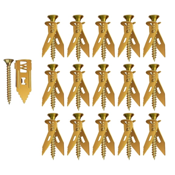 420pcs Self Drilling Drywall Anchors,Concrete Anchors and Screws Kits 4 Sizes,with M6 & M8 Drill Bits Loose Hinge Hole Repair,for Concrete Wall, Wooden Wall and Home Decor Wall Hole Repair Kit