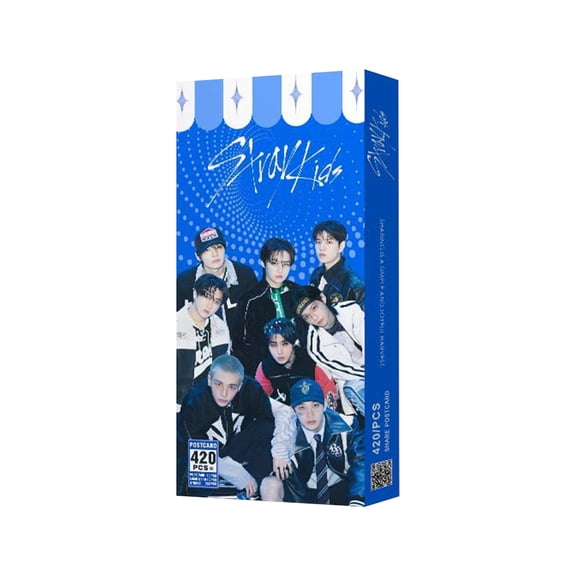 420pcs Stray Kids Laser Photocard Stray Kids Laser Card Kpop Stray Kids LOMO Cards Kpop Straykids 5-Strar Album Card Stray Kids Photo Cards 5-Star Postcard Gift for Fans Daugher
