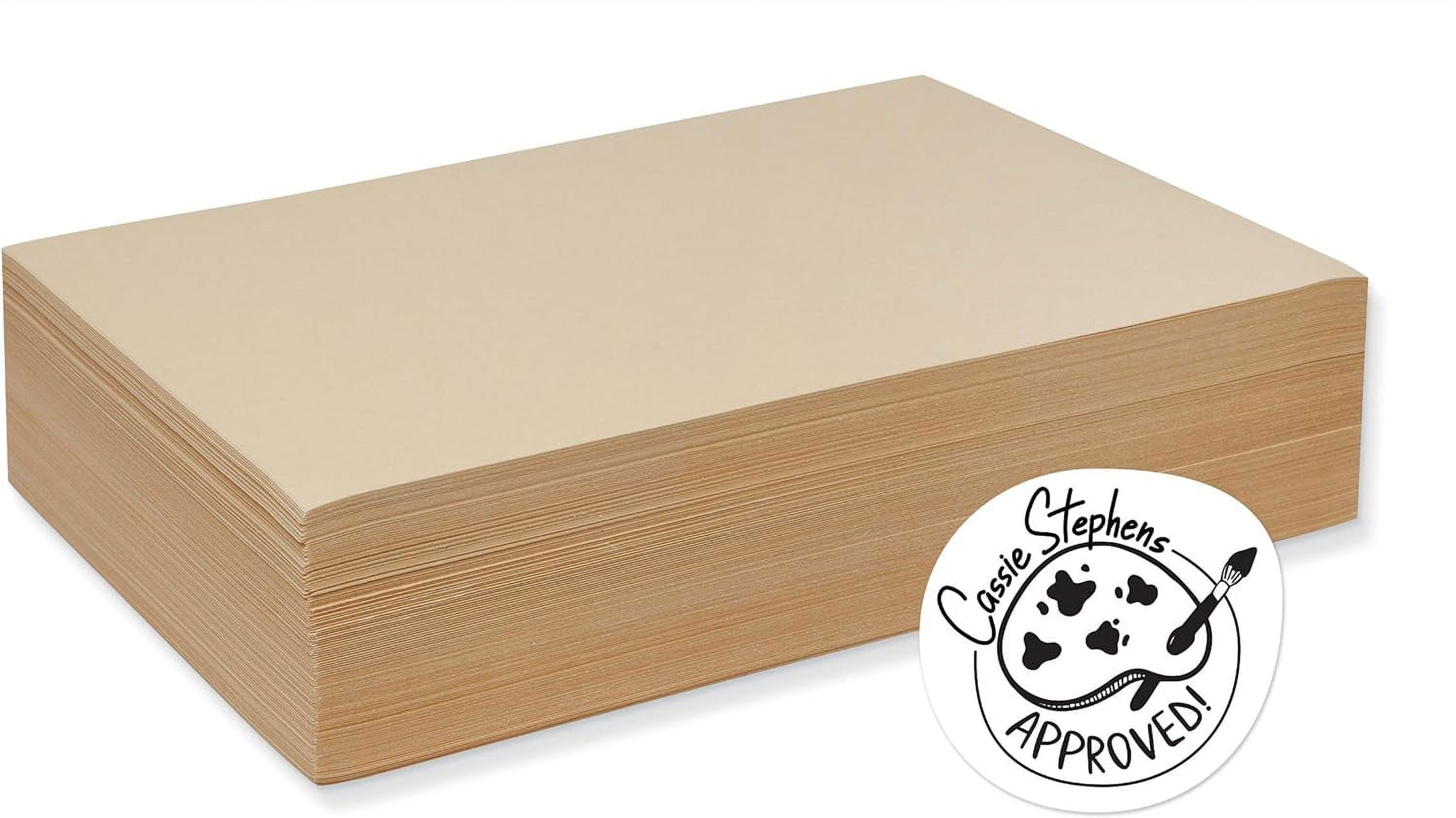 4212 Cream Manila Drawing Paper, 60 Lbs., 12 X 18 (Pack Of 500 Sheets