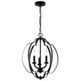 thumbnail image 1 of 42140BK Kichler Lighting Voleta - 3 light Pendant - 20.75 inches tall by 16.5 inches wide-Black Finish    -Traditional Installation, 1 of 3