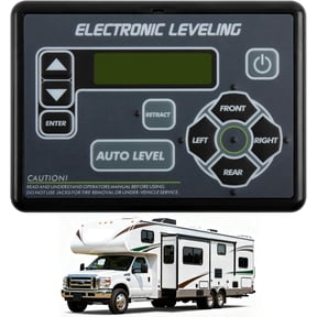 421484 RV Auto Leveling System Touchpad Control Panel Compatible for Lippert RV 5th Wheel and Travel Trailer, Replacement Touchpad Leveling Control Panel