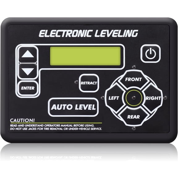 421484 RV Leveling touchpad RV 5th Wheel and Travel Trailer Leveling System - with Auto-Leveling Button for Ground Control TT and Other Lippert Leveling Systems
