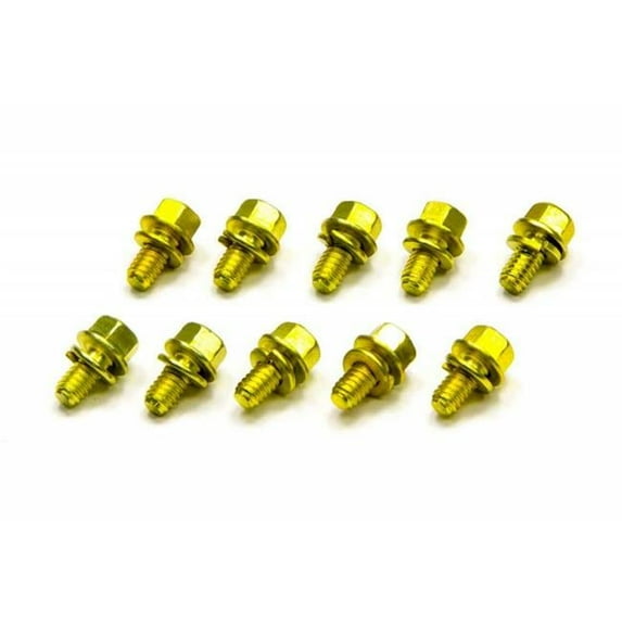 42179 Performance Hex Head Timing Cover Bolt Kit Steel Cadmium Small Block Chevy - Kit