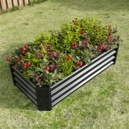 Furinno Tioman Hardwood Slat Style Flower Planter Box in Teak Oil ...
