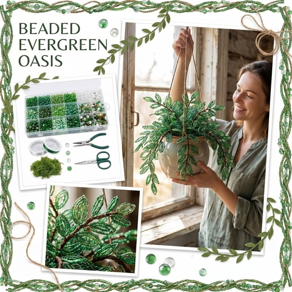 422 Pcs Glass Beaded Plant Gifts for Plant Lovers, Beaded Succulent Plants Sun Catcher Glass Leaf & Flower Beads Suncatcher for Window Hanging Bead Plants Crystal Sun Catchers Home