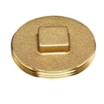 thumbnail image 1 of Oatey 3 in. Threaded Cleanout Plug in Brass - 42372, 1 of 6