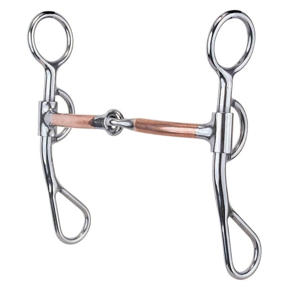 424 Argentine Snaffle with Smooth Copper; Stage B