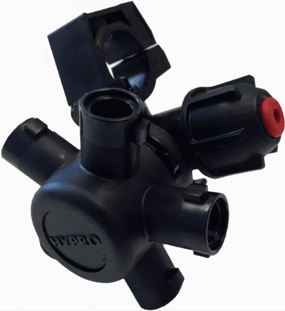 4243NB523 Hypro 5Way Nozzle Body With Tab for Boom Clamp Fits 3/4
