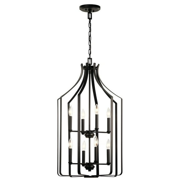 42498OZ Kichler Lighting Morrigan - 8 light Foyer Chandelier - with Traditional inspirations - 34 inches tall by 19 inches wide-Olde Bronze Finish