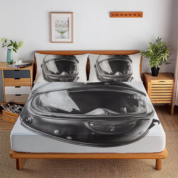 4252 3D Printed Quilt Cover Duvet Cover Bedding Set Comforter Covers 3 Pieces Microfiber for Childrens And Adults with Pillowcases with Zipper Closure(98"x104")