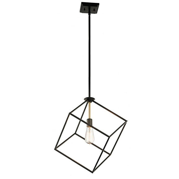 42525OZ Kichler Lighting Cartone - 1 light Pendant - with Contemporary inspirations - 20.75 inches tall by 17 inches wide-Olde Bronze Finish