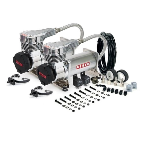 425C Dual Pack Platinum Generation 2 Performance Air Systems with Matte Black Filter with Filter Cap Cover with  Logo