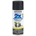 thumbnail image 1 of 426‐Pack of 12 oz Rust‐Oleum 334020 Black Painter's Touch 2X Ultra Cover Paint + Primer Spray Paint, Flat, 1 of 1