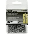 thumbnail image 1 of Fas-n-Tite Deck and Fence Wood Screws, #8 x 2", Steel, Epoxy, Phillips, Gray, 50 pack, 1 of 13