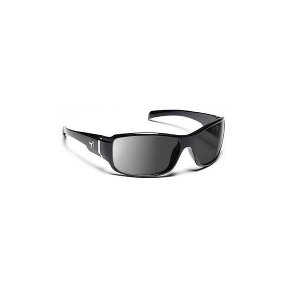 426653 Cody Sharp View Polarized Gray Sunglasses, Black Carbon - Small & Large