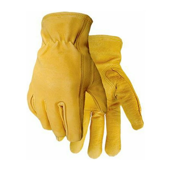 426XXL Leather Work Gloves, Premium Buffalo, Men's XXL - Quantity 6