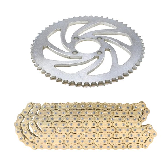 428 136 Links Drive Chain with 428 Chain Sprocket for 50cc-125cc Dirt Bike Pit Pocket Trail Bike Go Kart ATV Quad Buggy Offroad Motorcycle Taotao Baja Thumpstar Coolster