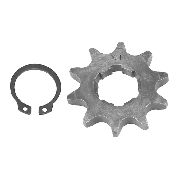 428 Chain 10 Tooth 20mm Motorcycle Front Engine Sprocket Titanium Tone for ATV UTV 110cc 125cc 140cc 150cc 160cc Engine