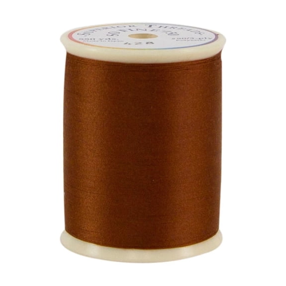 428 So Fine Polyester Thread 3-ply 50wt 550yds Copper
