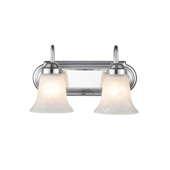 4282-CH Millennium Lighting Compana - 2 Light Bath Vanity-8.5 Inch Tall and 14 Inch Wide-Chrome Finish