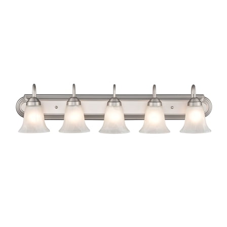 Millennium Lighting  5 Light Vanity Fixture in Multiple Finsihes Satin Nickel Nickel Satin
