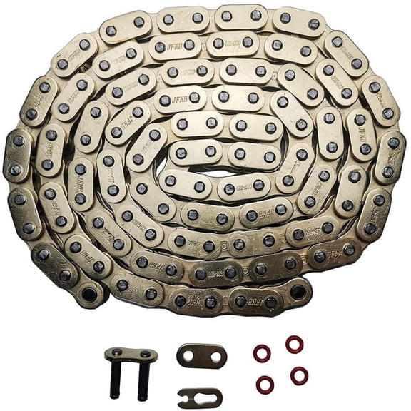 428H O-Ring Drive Chain 118 Links with Connecting Master Link for Honda Yamaha Suzuki Kawasaki KTM Dirt Bike ATV | Replaces OEM 40530-KCP-003