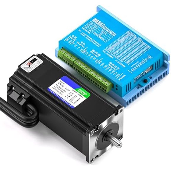 428oz-in Closed Loop Stepper Motor Kit, 3Nm/428oz.in Nema23 57HSZ3N & 24-80VDC HSS57 Driver Power Cable Encoder$$Other