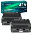 thumbnail image 1 of 42A Q5942A Compatible Toner Cartridge Replacement for HP 42A Q5942A Q1338A for HP Laserjet 4250 4200 4350 4300 4250N 4240 HP 4350N 4250TN 4250DTN 4350DTN 4350TN series Printer Ink Black, 2-Pack, 1 of 10
