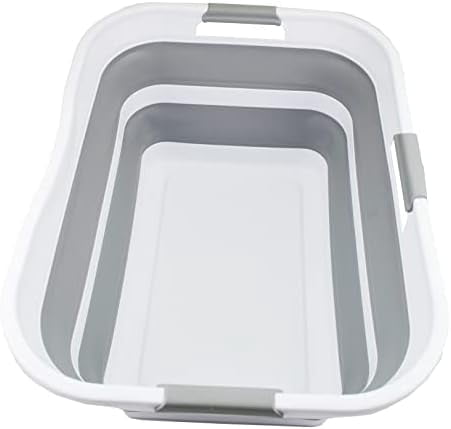 GREATLINK Collapsible Laundry Basket - 42L Foldable Hamper With Handles, Space Saving Storage Bin For Dorm, Travel, Home