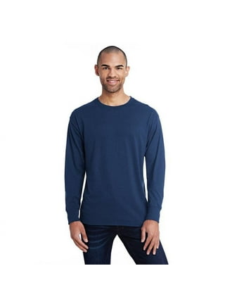 Hanes Comfortsoft Long Sleeve T-Shirt - NAVY - XXX-Large 