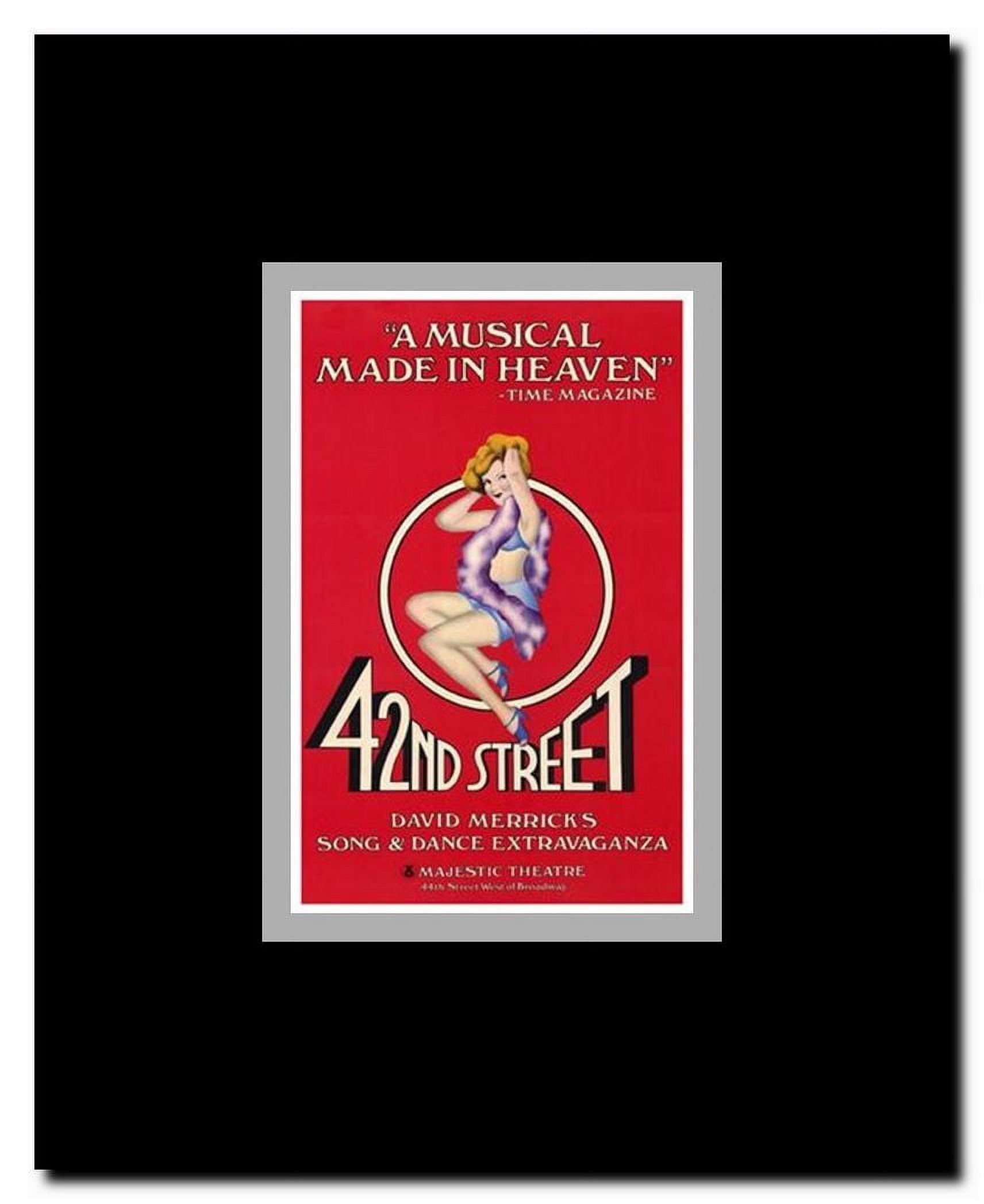 42Nd Street (Broadway Musical) Framed Movie Poster