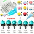 thumbnail image 1 of 42PCS Cake Decorating Tools Kit Cupcake Piping Tips Pastry Icing Bags Nozzles US, 1 of 11